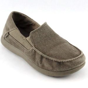 Crocs Santa Cruz Canvas Loafer Slip-on Shoe J3